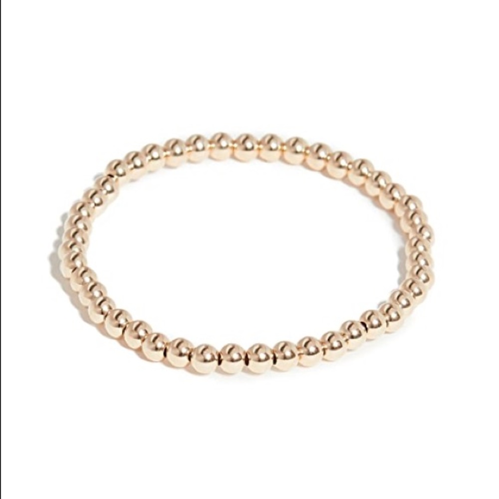 Alexa Leigh 4mm gold ball bracelet